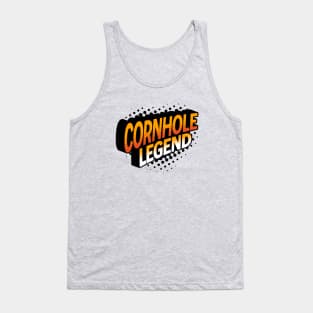 Cornhole Legend Retro Hero Tank Top